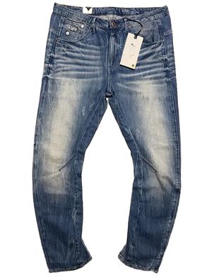 G-Star Damen Jeans ARC 3D Tapered Fit Vintage LT Aged blau Größe 31 / 32