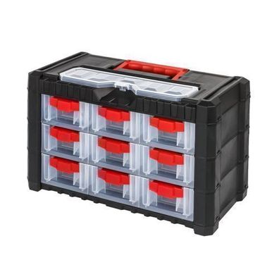 Organizer Multicase Cargo Klienteilemagazin NS303 rot 40x20x26