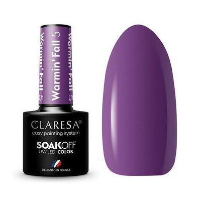 Claresa Soak Off UV/ LED Warmin' Fall - 5 5g Kapazität