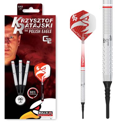 BULL'S Krzysztof Ratajski Soft Dart G2, 90% Tungsten/ 18 Gr. / /erpackungseinheit