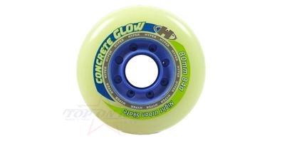 Rollen 4er-SET Hyper Concrete+ Glow in the Dark Hockey 84A - Größe: 76mm