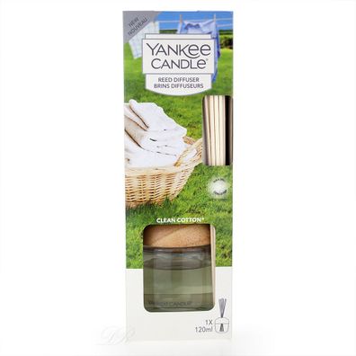 Yankee Candle Reed Diffuser Clean Cotton Raumduft 120 ml