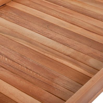 Teak Tablett Bandeja-small ca. L54cm Natural Tischtablett Dekotablett Holztablett