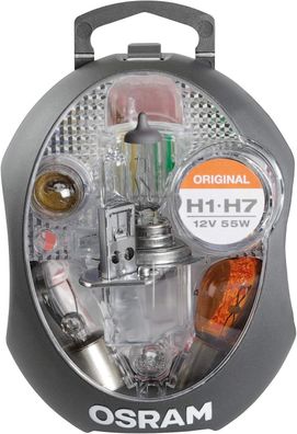 Osram CLK H1/H7 Original Ersatz-Lampenbox Halogen-Scheinwerferlampe Scheinwerfer