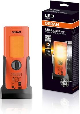 Osram LEDguardian TRUCK FLARE Signal TA19, aufstellbare LED Warnleuchte für LKW