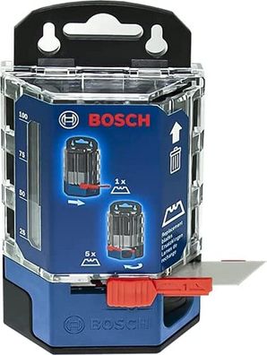 Bosch Professional 50 Ersatzklingen im Dispenser (Trapezklingen Zubehör Klingen)