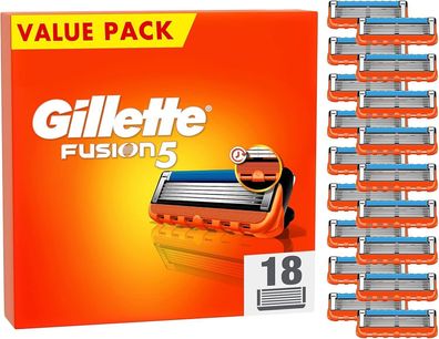 Gillette Fusion 5 Rasierklingen 18 Ersatzklingen Nassrasierer 5-fach Klinge