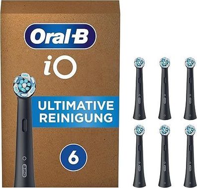 Oral-B iO Ultimative Reinigung Aufsteckbürsten für elektrische Zahnbürste, 6 Stk