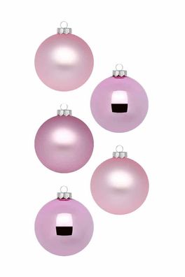 Weihnachtskugeln 30 Stk 6cm Pink Blush