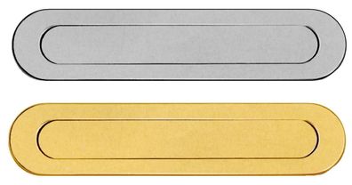 Messing od. Edelst-Briefeinwurf-340 x 80 mm-Briefklappe-Briefkasten-Briefschlitz