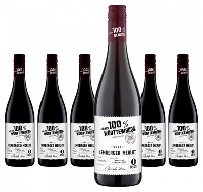 6 x Für mich 100% Württemberg Lemberger/Merlot – 2021