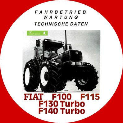 Betriebsanleitung Bedienungsanleitung Fiat Winner F 100 F 115 F 130 Turbo F 140 Turbo