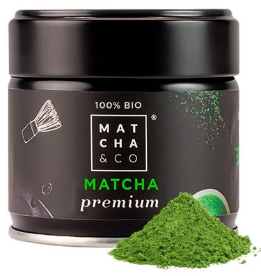 Matcha & CO | 100% biologischer Premium-Matcha-Tee 30 g Bio-Matcha-Tee