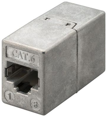 goobay RJ45 Modularkupplung/Verbinder CAT 6 (Bulk)