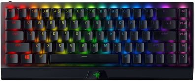 Razer BlackWidow V3 Mini Gaming Keyboard Dual Wireless Yellow Switches US-Layout ISO