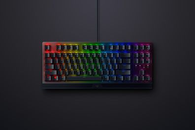 Razer BlackWidow V3 TKL Gaming Keyboard Yellow Switches Chroma RGB US-Layout ISO