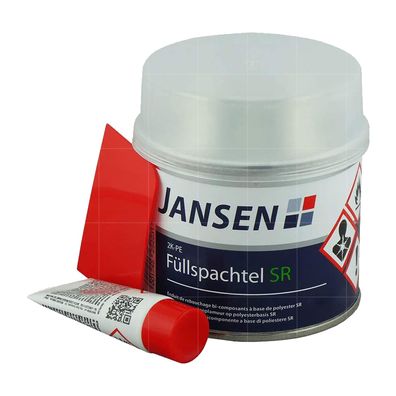 JANSEN 2K-PE Füllspachtel SR 0.25 LTR incl. Härter Spachtelmasse Reparaturspachtel