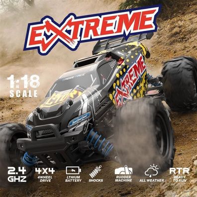 RC Elektro Buggy 1:18 mit 2,4Ghz, 40 km/h, Allradantrieb - LiIon - "Extreme 302E