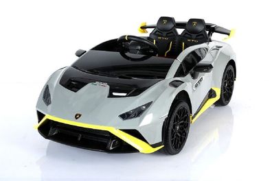 Elektro Kinderauto "Lamborghini Huracan STO" - lizenziert - 12V7A Akku, 2 Motore