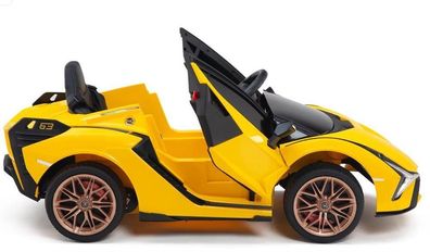 Kinder Elektroauto Lamborghini Sian 4x 30 Wattt Motoren LED+FB+Audio