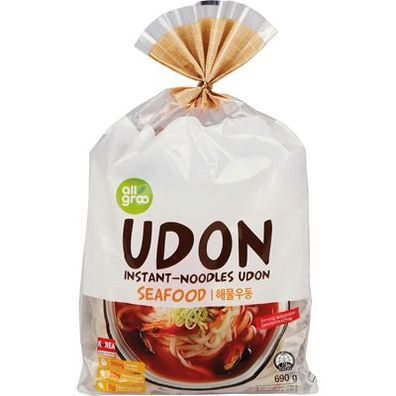 Allgroo Udon Nudeln Meeresfrüchte - 690 g Kiste