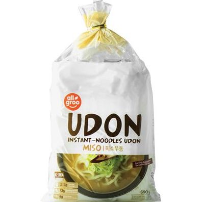 Allgroo Udon Nudeln Miso - 690 g Kiste