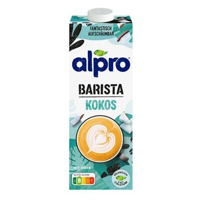 10x alpro Barista Kokosnussdrink - 1 l Faltschachtel