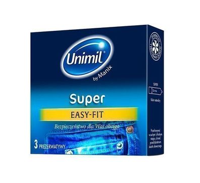 Unimil Super Comfort Latex Kondome, 3er Pack