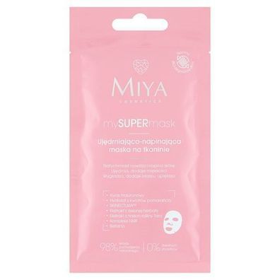 Miya Cosmetics Straffende Gesichtsmaske, 1 Stück