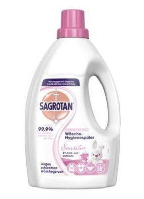 Hygiene-Wäschespüler Sensitive von Sagrotan 1,5l, parfümfrei