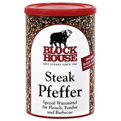 Block House Würzmittel Steak Pfeffer - 200 g Dose