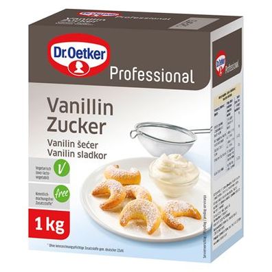 Dr. Oetker Professional Vanillin Zucker 1 kg Packung