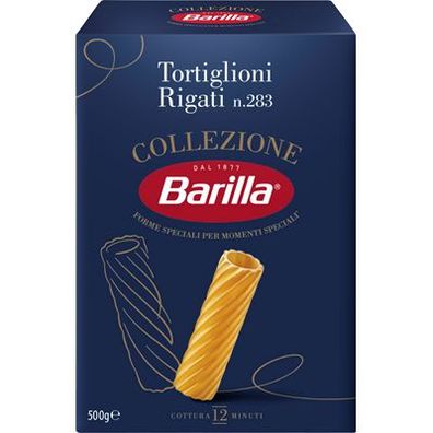 10x Barilla Tortiglioni Rigati - 500 g Faltschachtel