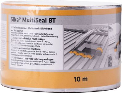 SikaMultiSeal BT Butyl-Dichtband mit Aluminiumfilm 10m x10cm