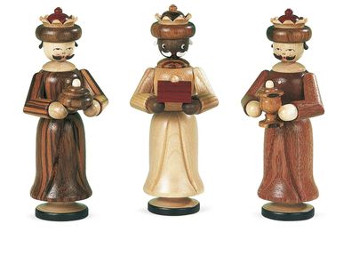 Weihnachtsfiguren Heilige 3 Könige: Caspar, Melchior und Balthasar, natur