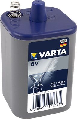 Varta LongLife Zinkchlorid Blockbatterie 6 V (Bulk)