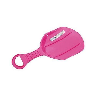 Schneerutscher Pink Porutscher Schneeflitzer Schlitten Rutschteller mit Griff