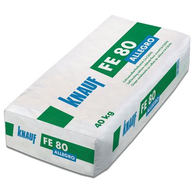 Knauf Calciumsulfat-Fließestrich FE80 Allegro 40kg - Lieferform: Sack 40kg