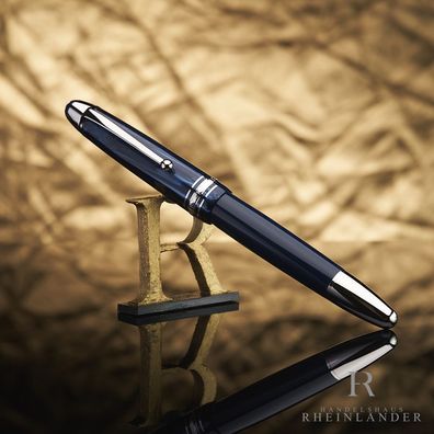 Montblanc The Origin Collection LeGrand Fountain Pen Blue Resin ID 131338