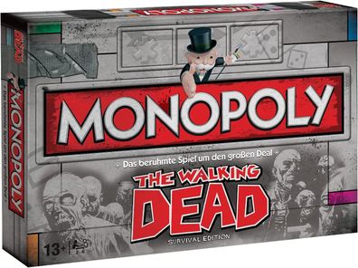 Monopoly The Walking Dead Survival Edition Brettspiel Gesellschaftsspiel NEU