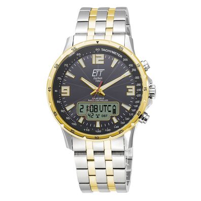 ETT EcoTechTime Funk-Solar World Time Professional Arctica EGS-11553-21M Herrenuhr