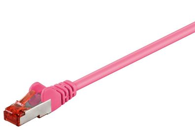 goobay Patchkabel Cat 6 S/FTP PIMF magenta 5 m