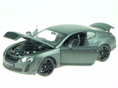 Bentley Continental Supersports matt grau Modellauto 18038 Welly 1:18