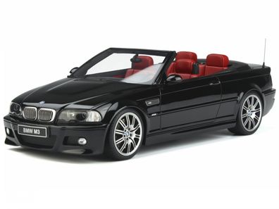 BMW e46 M3 Cabrio 2004 schwarz Jet black Modellauto OT380 Otto 1:18