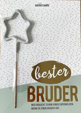 Wondercard - mini Geschenkkarte - Bester Bruder