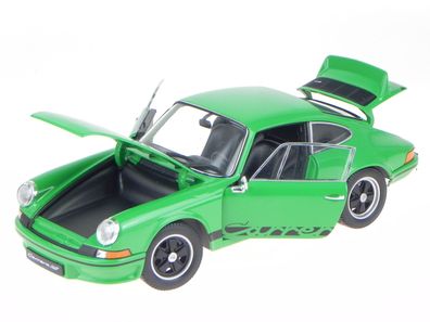 Porsche 911 Carrera RS grün schwarz Modellauto 18044 Welly 1:18