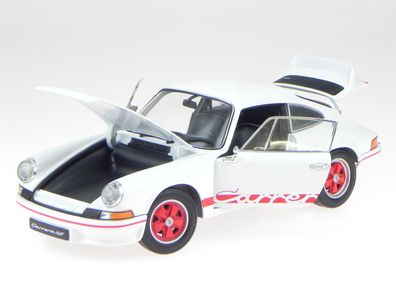 Porsche 911 Carrera RS weiss rot Modellauto 18044 Welly 1:18