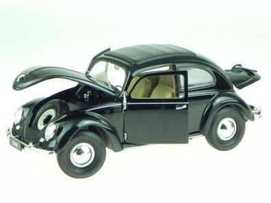 VW Käfer Beetle Classic schwarz Modellauto 18040 Welly 1:18