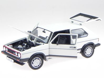 VW Golf 1 GTI Serie 2 1982 weiss Modellauto 18039 Welly 1:18