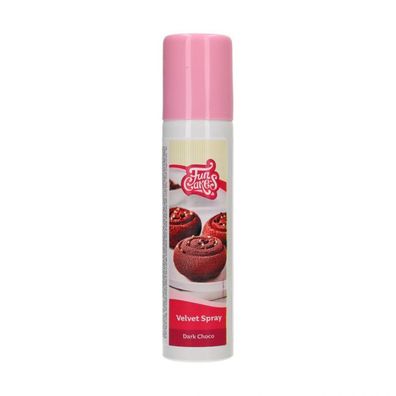 FunCakes Velvet Spray Dark Choco - 100ml